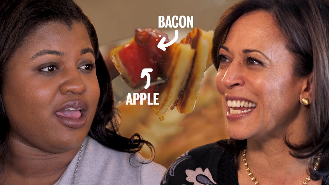 Kamala Harris Cooks Bacon-Fried Apples